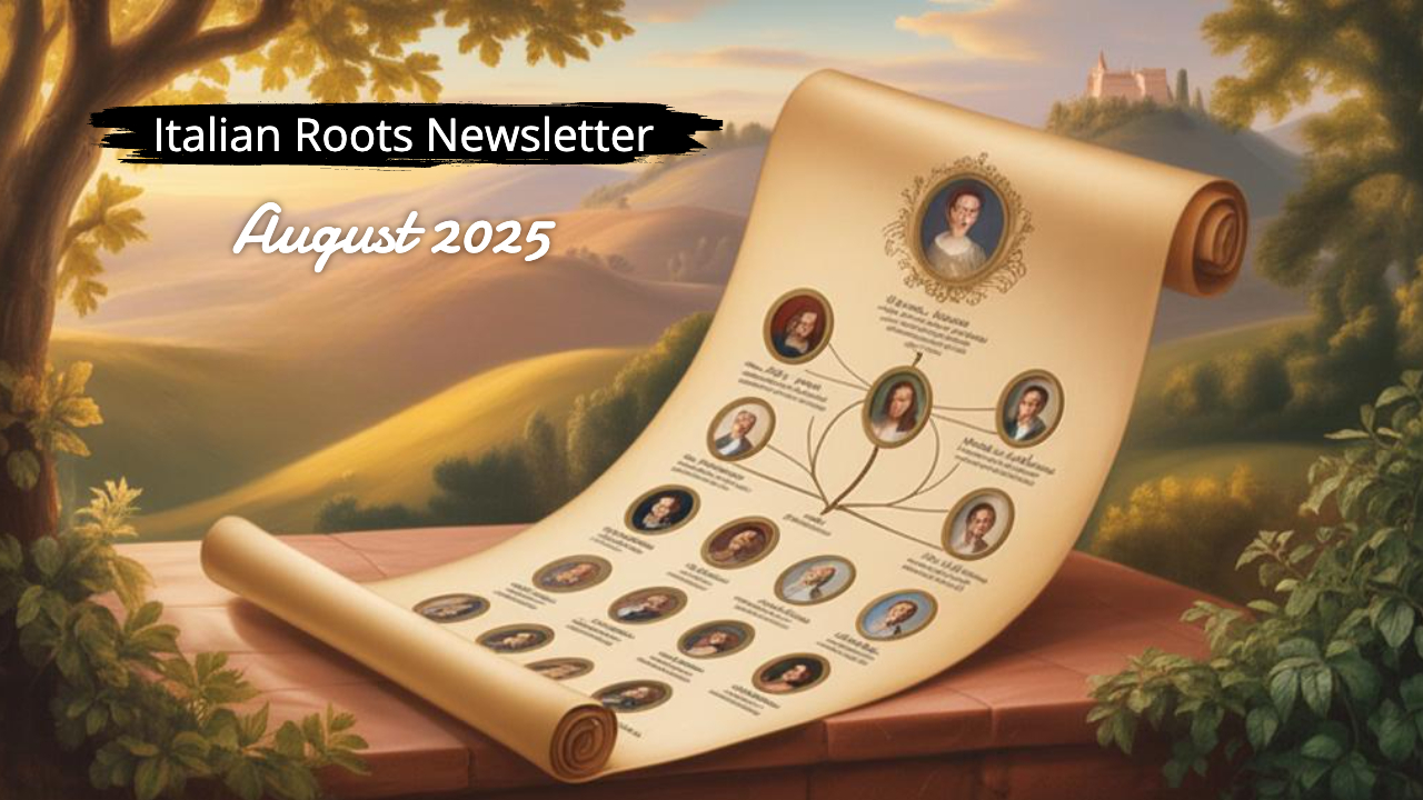 Italian Roots Newsletter August 2025