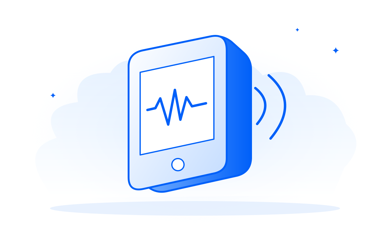 Connected applications and platform infrastructure. Conceptual illustration.