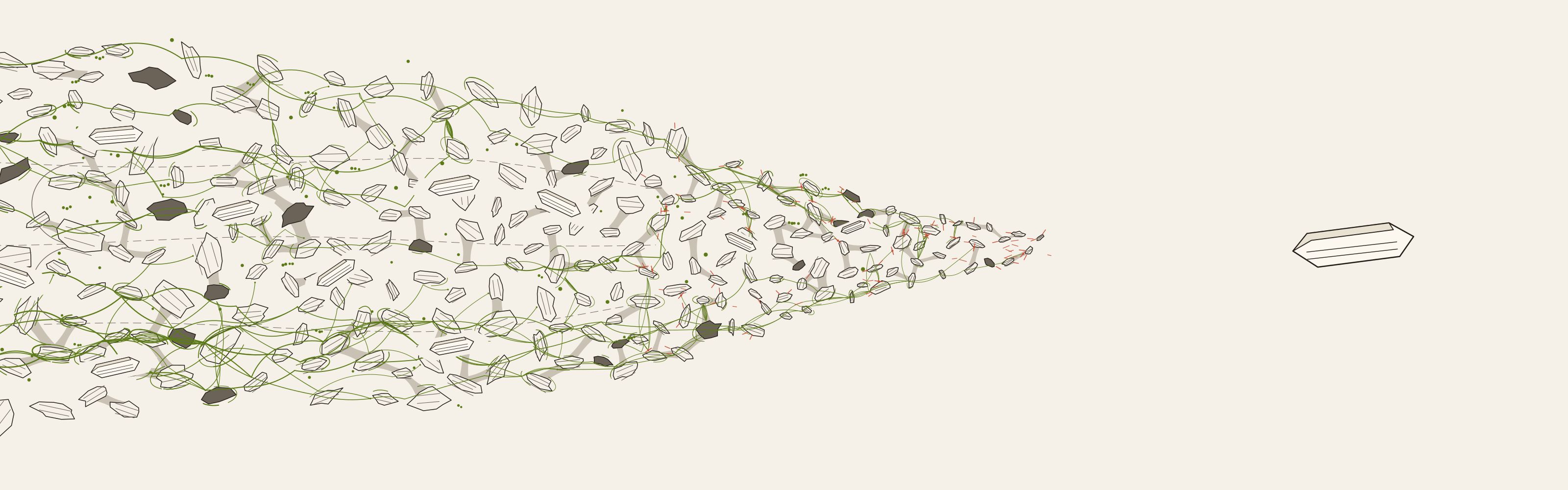 From entangled biological system to machine-readable property