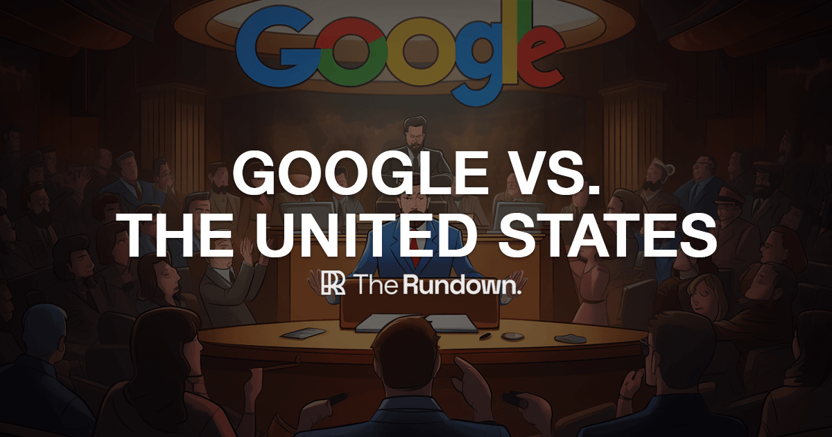 ⚡️ Google goes to court