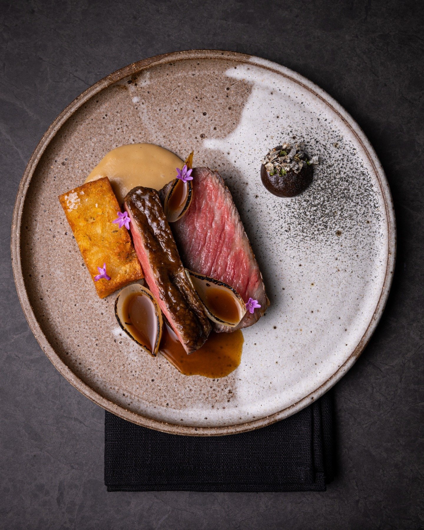 Paddock-to-plate meat dish served at Spicers Hidden Vale