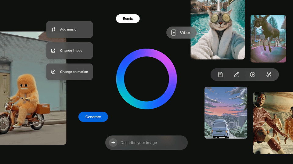 Meta Vibes App Preview