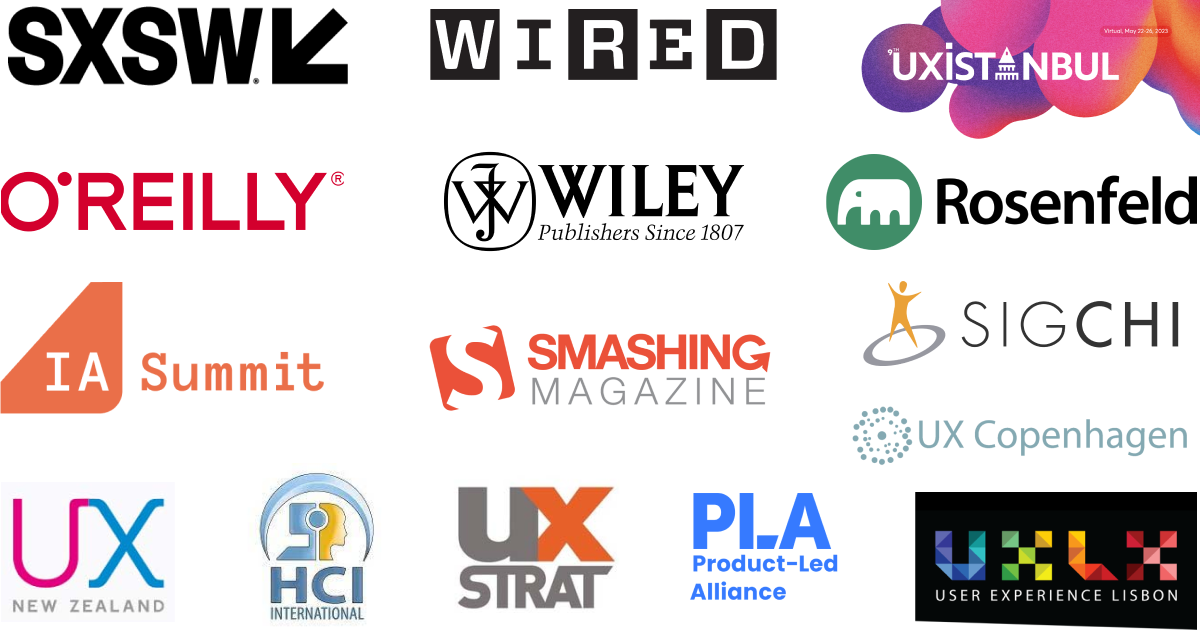 126 Presentations and Workshops in 18 Countries - UX for AI