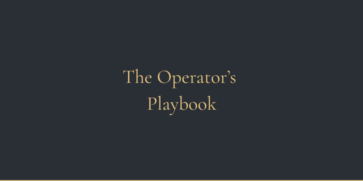 The Operator's Playbook Logo