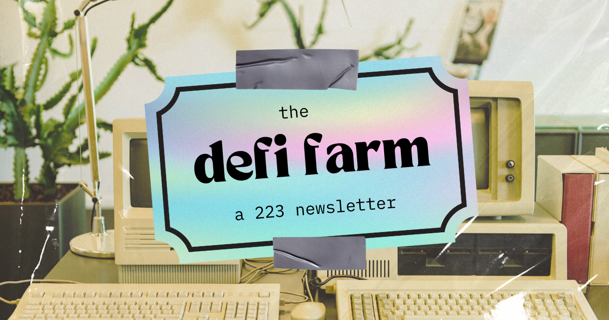 Defi Farm #31 - Dec 18th Weekly Update