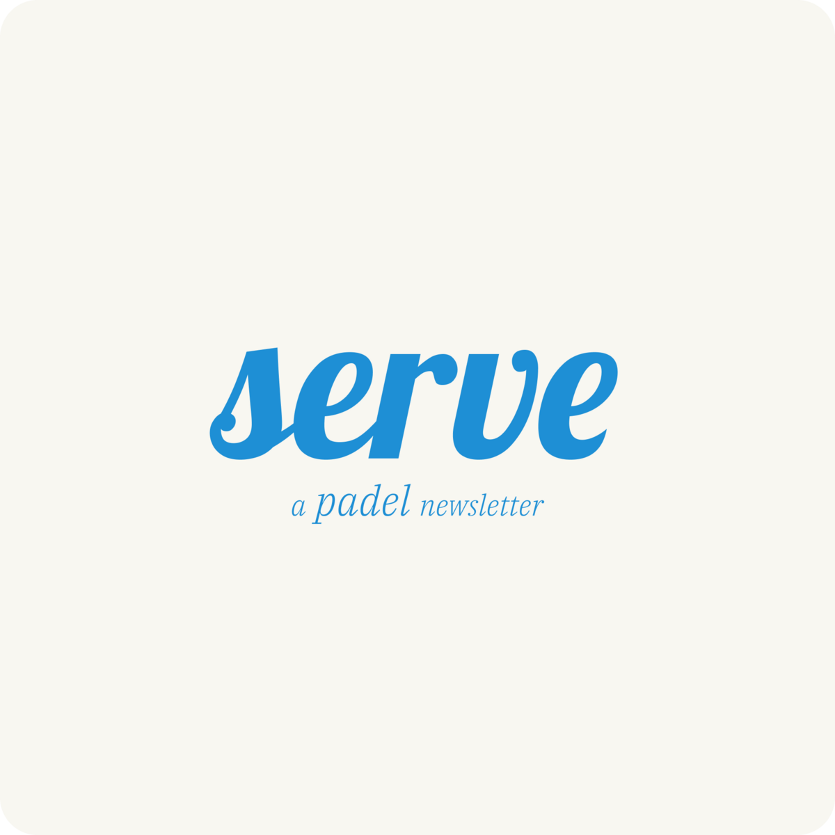serve padel